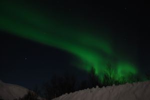 First view of the Northern Lights