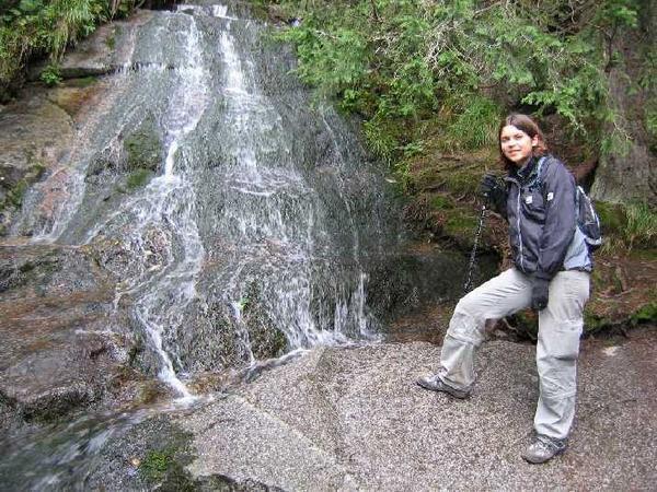 Me and a mini waterfall