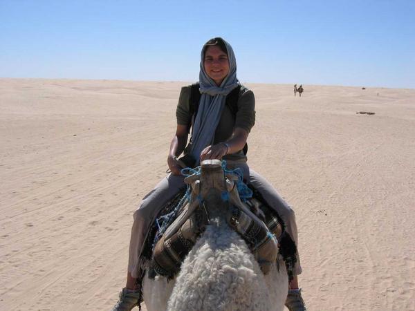 Me on my camel at Douz