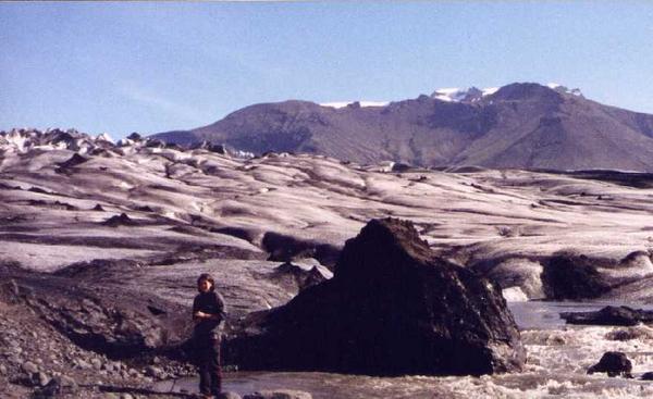 Me with a BIG (and dirty) glacier