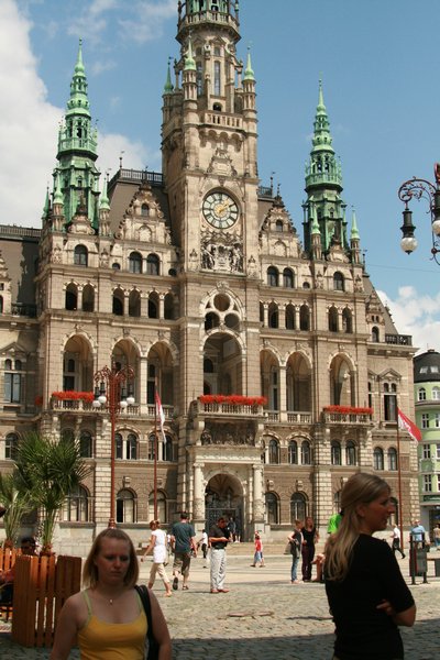 het gemeentehuis van Liberec