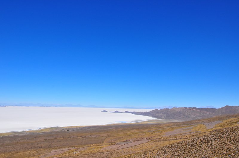 Panoramic view of Salt Flats
