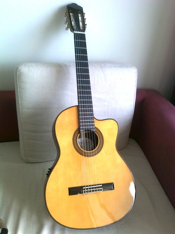 The guitar bought in Seville