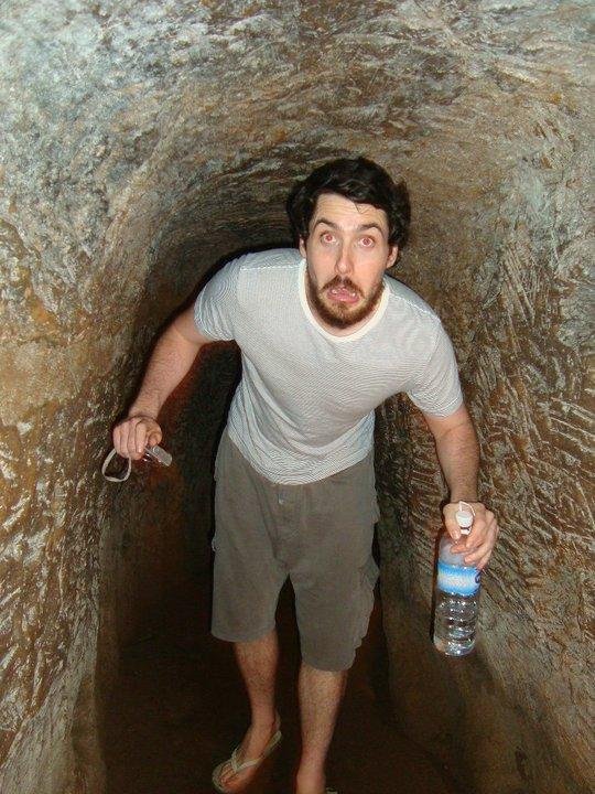 Hans in the tunnels