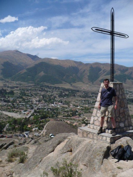 On the summit of Cerro la Cruz