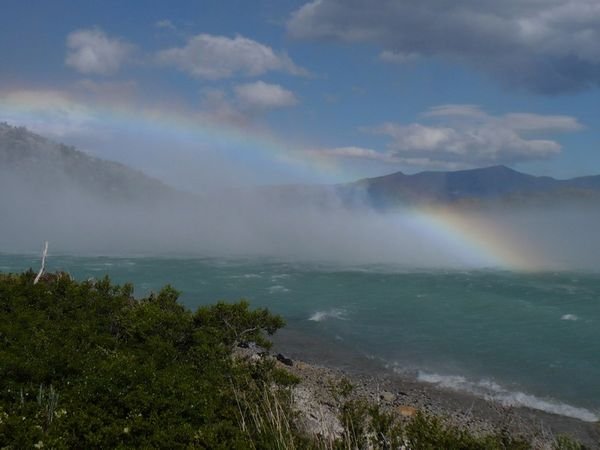 Rainbow on Lago Nordenskjold