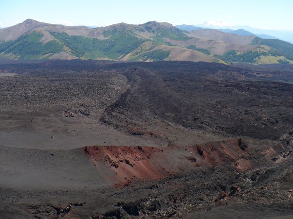 Lava fields near Crater Navidad