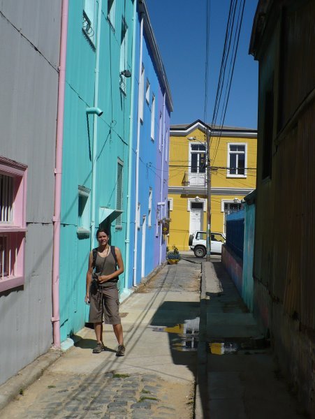 Colourful streets of Valparaiso