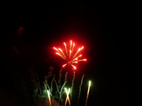Fireworks after the festival