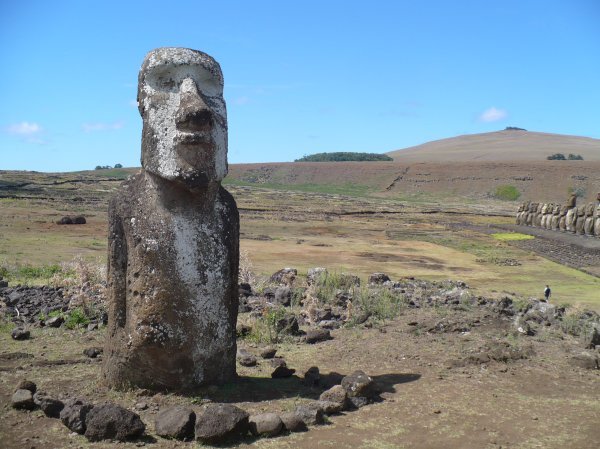 Solitary Moai