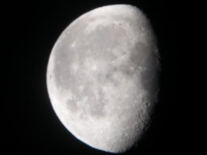 Close up of the Moon