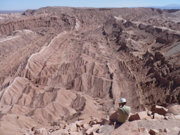 Ruth looks over Death Valley