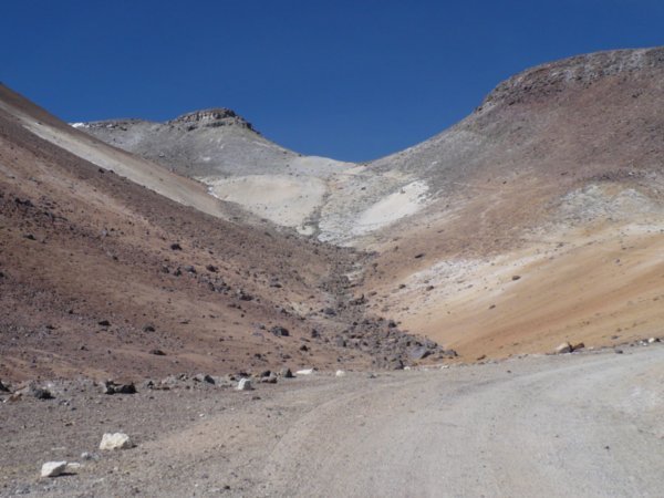 The road to Cerro Toco
