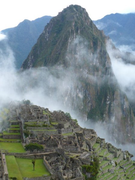 Morning Clouds over Machu Picchu