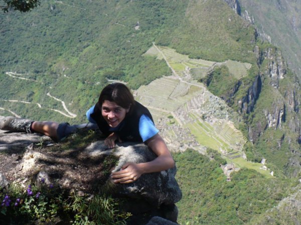 Ruth on Waynu Picchu