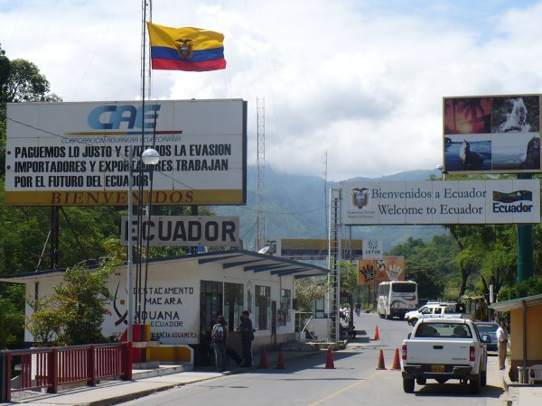 Arriving in Ecuador