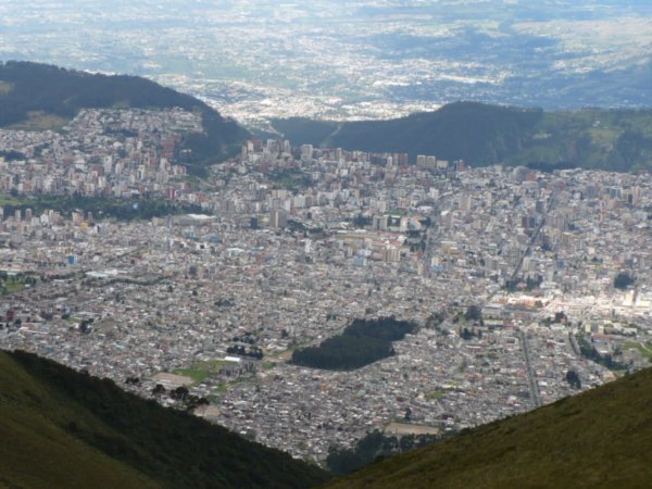 Quito from above