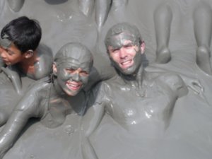 Volcano mud bath in Cartagena