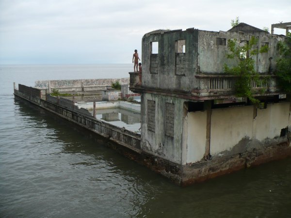Ruined buildings, Panama City