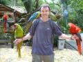 Me with some lovely Honduran Birds