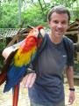 Me and a Scarlet Macaw