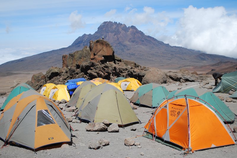 Tents at Kibo Huts