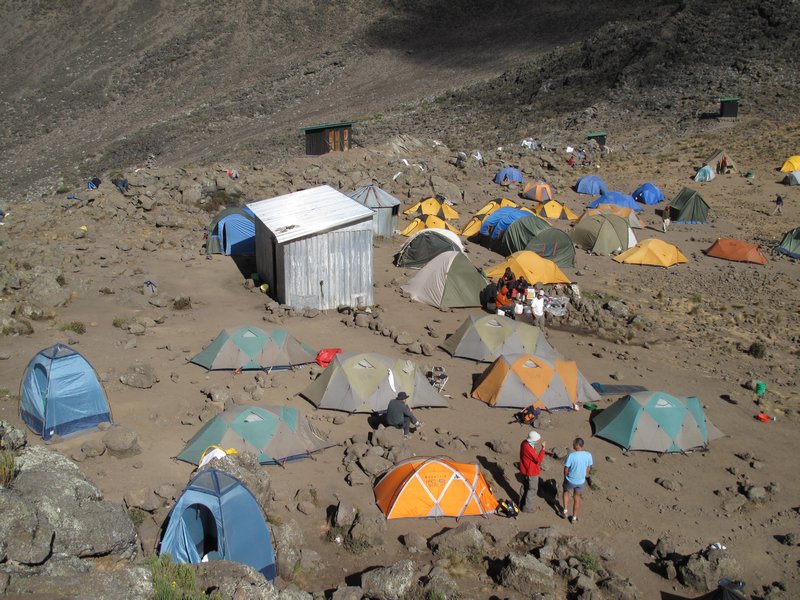 Tents at Mawenzi Tarn