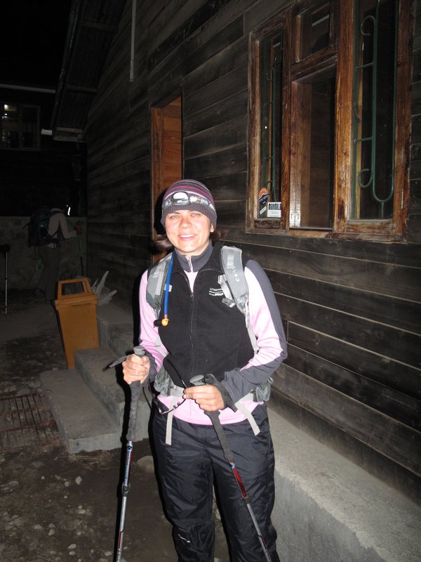 Setting off for the summit at 1am