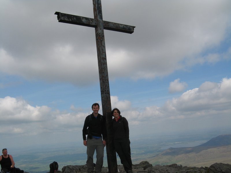 At Ireland's highest point