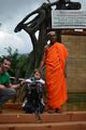 Meeting a Buddhist monk