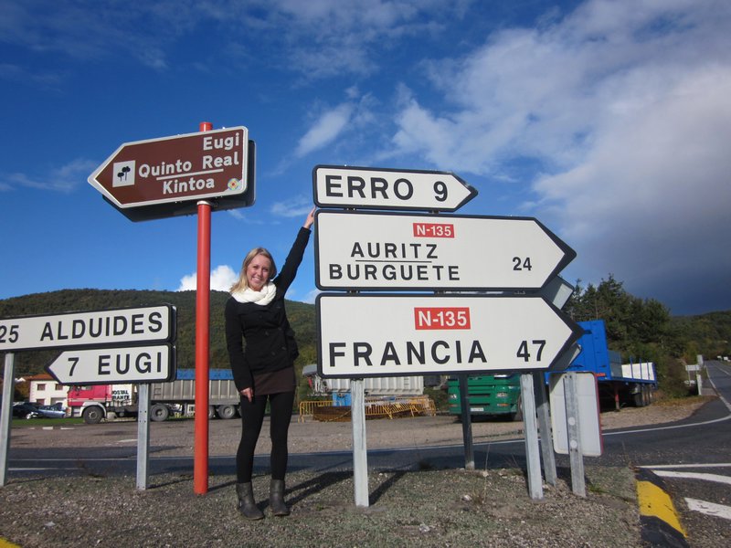 Which way to my family? Head toward France.