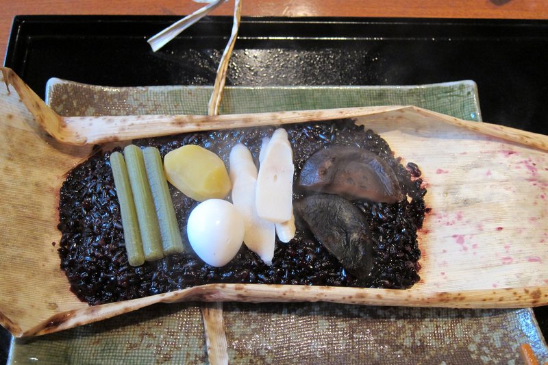 yakuto restaurant toyama lunch11 purple rice