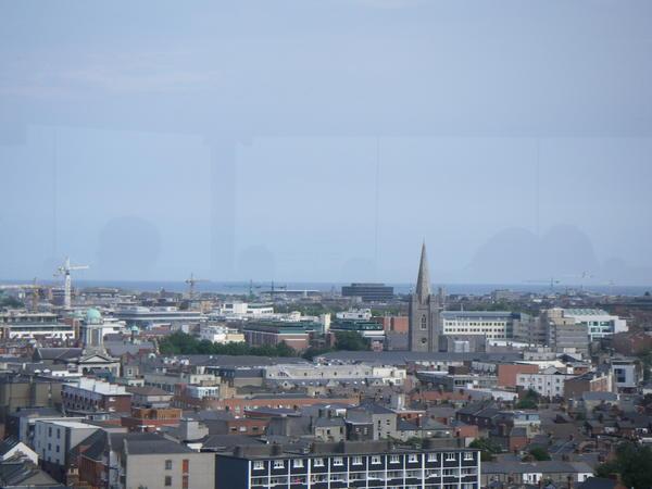 Dublin from the top of the Guiness Brewary