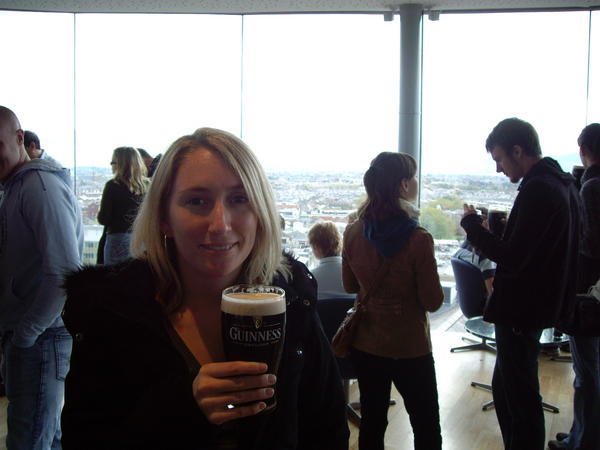 Me with my first Guiness