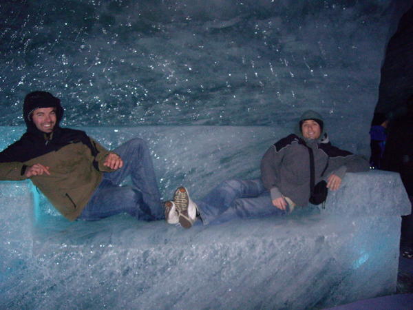 Us in the Glacier