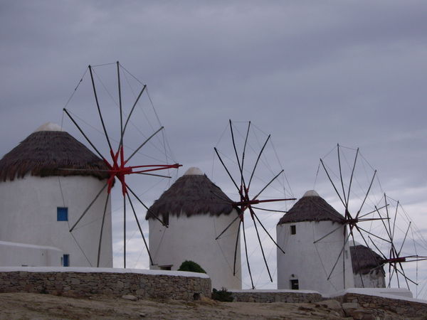 Famous Windmills in Mykonos