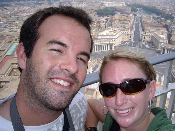 Us on Top of St Peters Basilica
