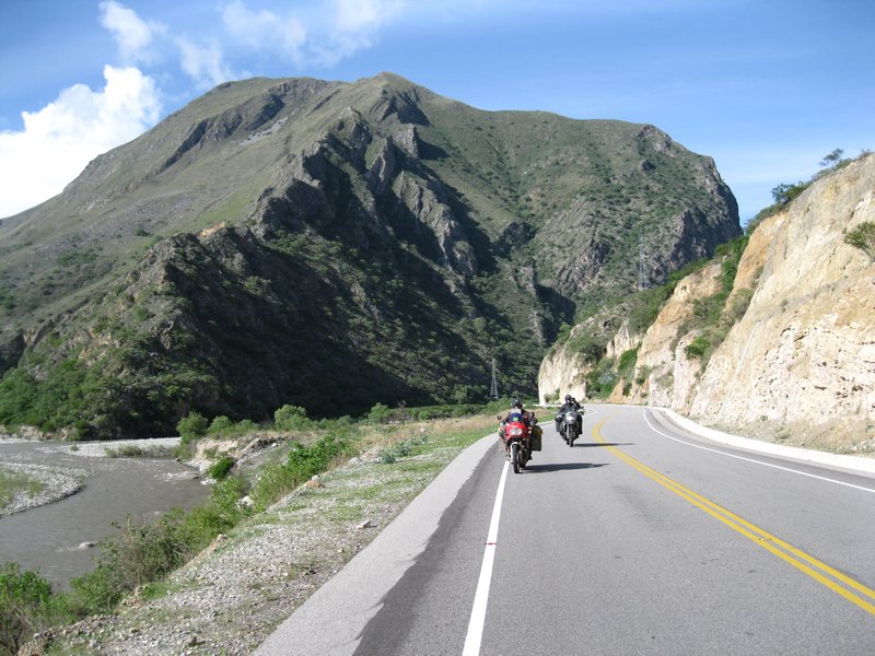 The road to Cusco, Peru.