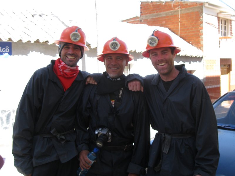 About to undertake a tour of a mine - Bolivia