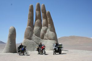 Atacama Desert, Chile. Andy, Patrick & I.