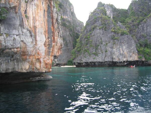 Around Phi Phi, view from the boat