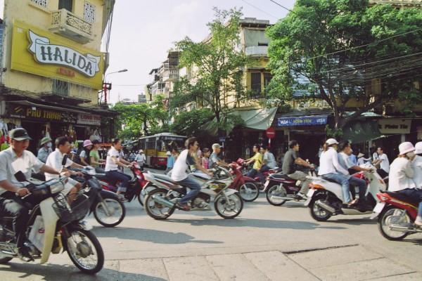 Lost in traffic, Hanoi