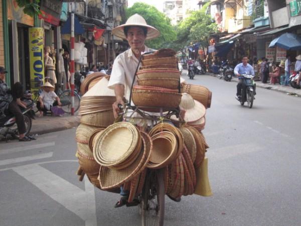 Mobile hat shop, Hanoi