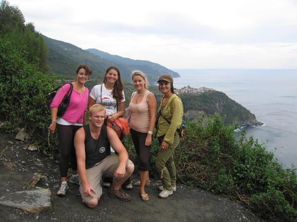 Our Cinque Terre hiking team