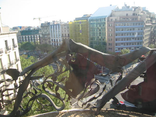 View from Casa Mila, Gaudi