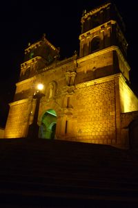Barichara: The Cathedral at night