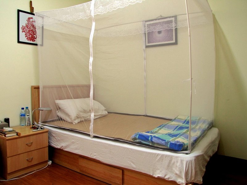 Sleeping within tent
