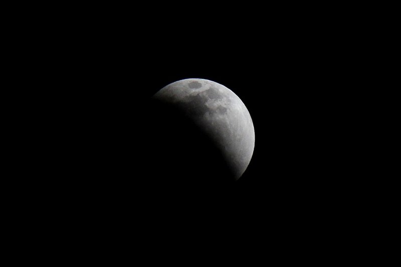 Lunar eclipse, Yangzhou