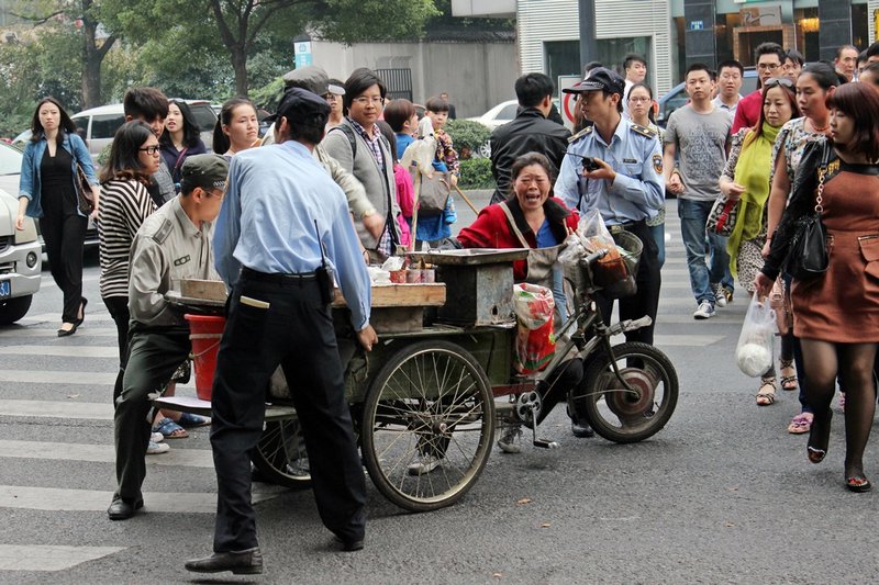 Street trader, Hanghzhou