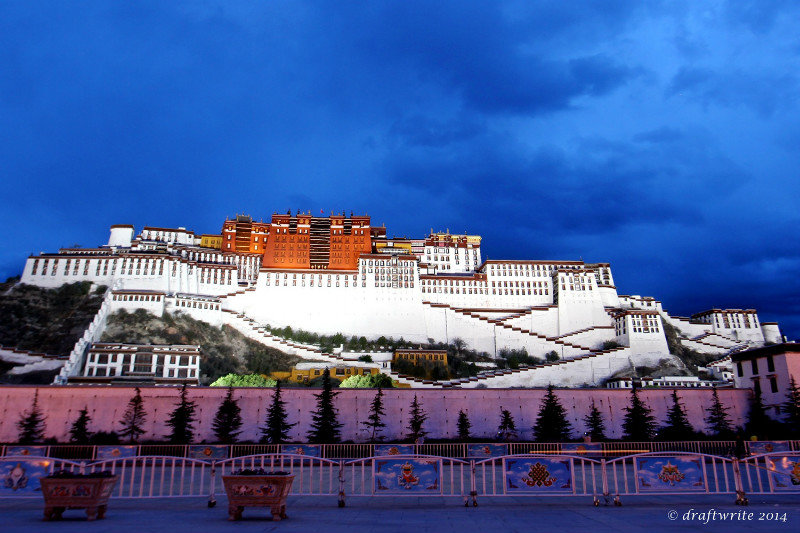 Night, Potala Palace, Lhasa, Tibet
